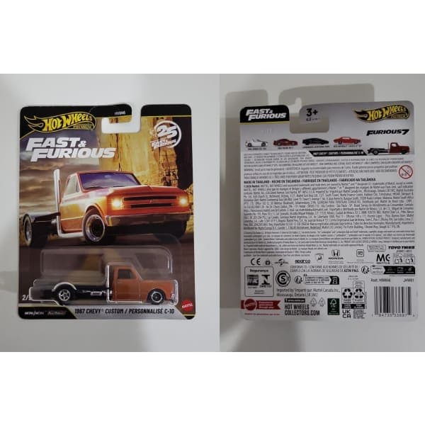 Hot Wheels Premium 1:64 scale 1967 Chevy Custom C-10 from the Fast & Furious image 1