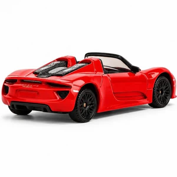 CCA 1:61 Porsche 918 Spyder Diecast Model – Premium Alloy Supercar with Suspension image 1